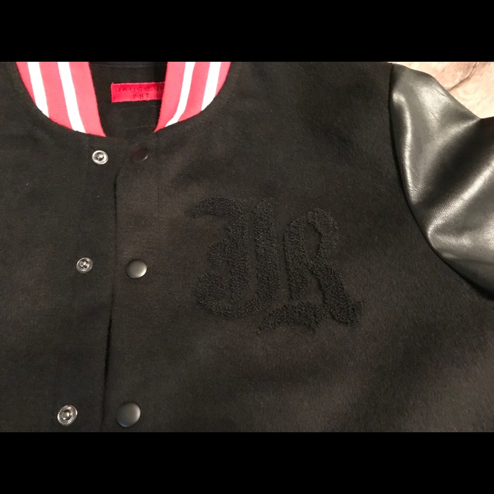 Haus Of Jr Boys Alec Varsity Jacket - Picture 5 of 7